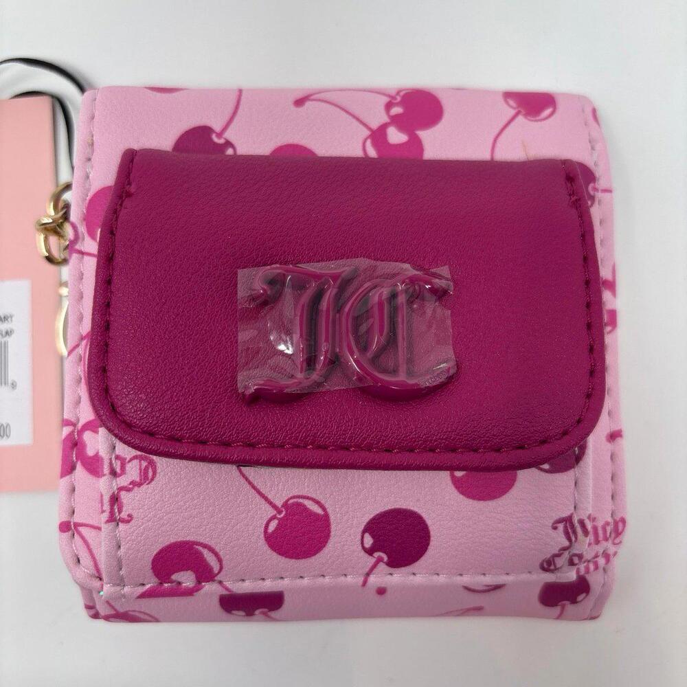 Juicy couture pink cherry mini wallet